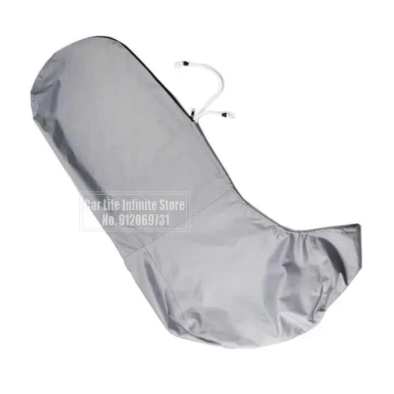 600D 6-225HP Full Outboard Motor Engine Boat Cover Grey Waterproof Anti-scratch Heavy Duty Outboard Engine Protector