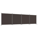 The Urban Veil | 4-Panel Fabric Room Divider, 698 x 180 cm