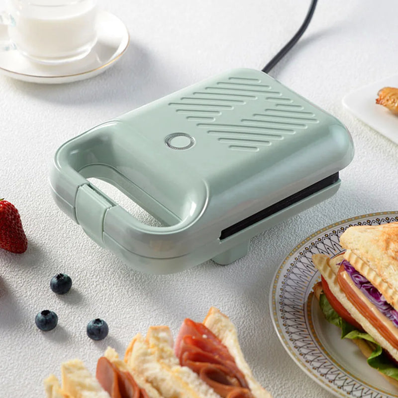 Multifunction Sandwich Maker Fast Heating Toaster Home Breakfast Making Machine Kitchen Electric Baking Pan Roast Meat Omelette