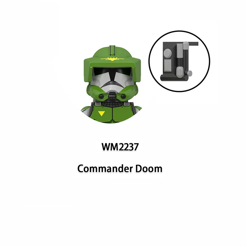 ARC Trooper Fives Clone Trooper Waxer Building Block Wolfpack Boil Shadow Imperial Stormtrooper Commander Sandtrooper Bricks Toy