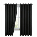 Solid 100% Blackout Curtain for Living Room Grommets Top Thermal Insulated Light Blocking Curtain Drapes for Home Patio Privacy