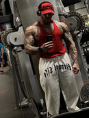 2025 New Spring Men's Sweatpants Europe and The United States Long Sports Leisure Fitness Training Pants Gym Man Pants