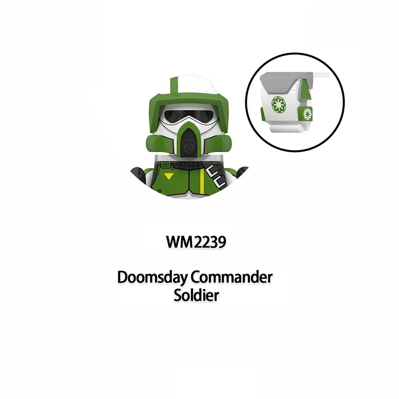 ARC Trooper Fives Clone Trooper Waxer Building Block Wolfpack Boil Shadow Imperial Stormtrooper Commander Sandtrooper Bricks Toy