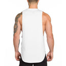 Brand Gym Clothing Fitness Men's Tank Tops Bodybuilding Stringer Summer Breathable Workout Singlets Cotton Sleeveless T Shirt