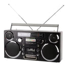 The Brooklyn | GPO Retro Boombox — Cassette, CD, Bluetooth, FM Radio