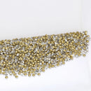 ss0-ss45 Clear Crystal Nail Art Rhinestone Charms Transparent Round Pointed Foiled Back Glass Strass Gems Jewelry Making Bead