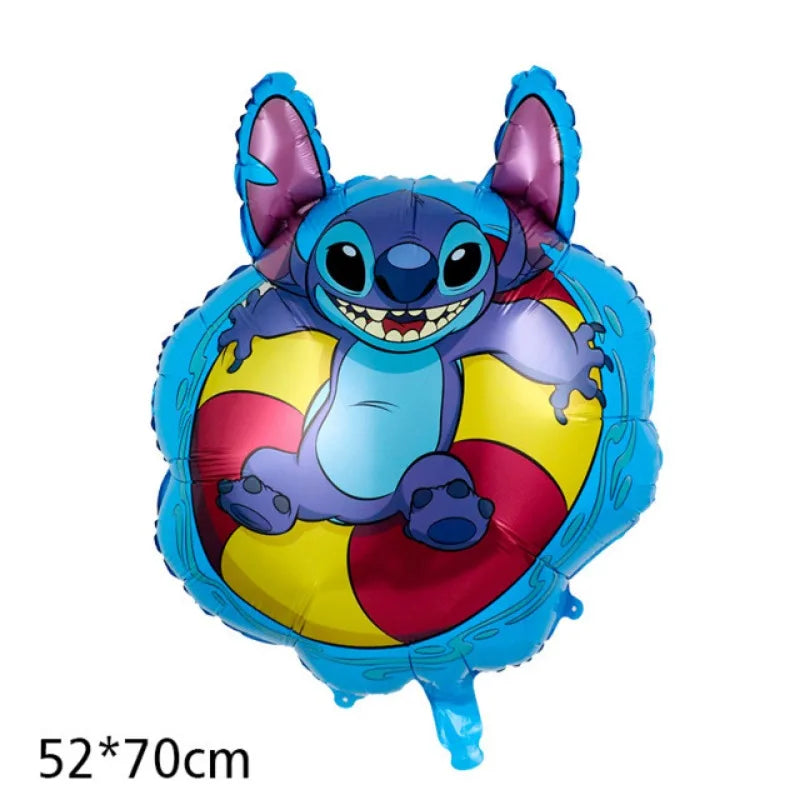 Disney Cartoon Anime Birthday Party Lilo&Stitch Decorated Aluminum Film Balloon