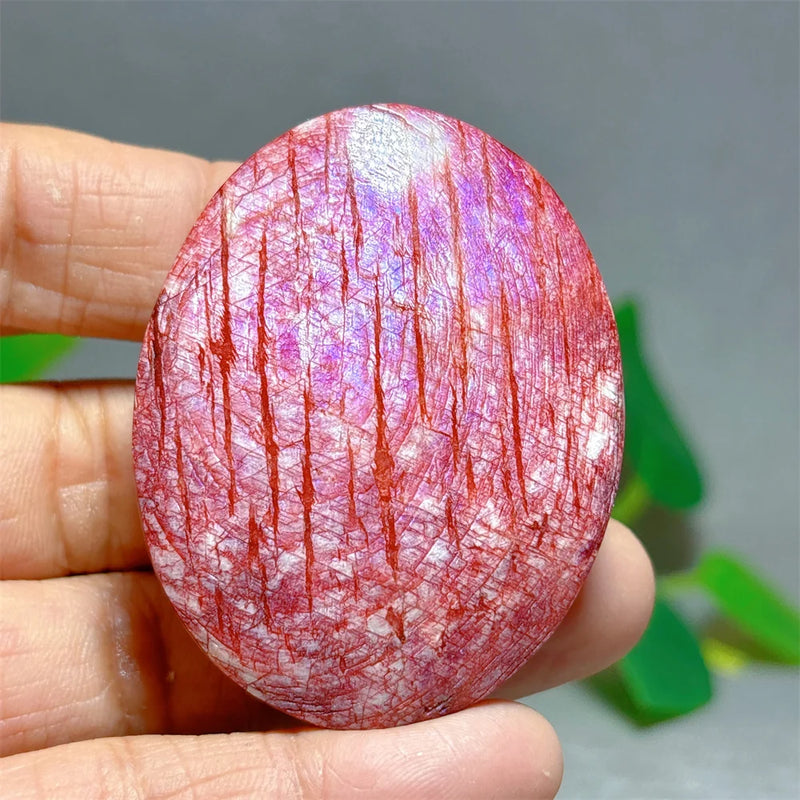 Red Moonstone Palm Crystal Natural Quartz Stone Home Decoration Minerals Reiki Craft Gifts Energy Healing Meditation Spiritual