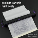 Top P19 Thermal Tattoo Printing Machine Tattoo Stencil Printer Tattoo Thermal Copier Machine A4 Paper Tattoo Printer Portable