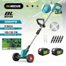 Gisam Brushless Electric Lawn Mower 8 Inch Cordless Grass Trimmer Adjustable Garden Cutter Power Tool For Makita 18V Battery Pin