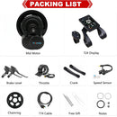 Toseven DM02 E-Bike Motor-Kit 48V 500W Mittelmotor Elektrofahrrad Bürstenloser Drehmomentsensor DIY Umrüstsatz für BB68 Fahrrad