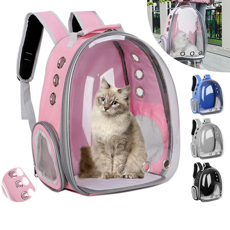[EU STOCK] Pet Backpack portable transparent space capsules, cat Bag Cat supplies breathable Backpack 42*35*25cm Cat Backpack