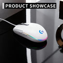 Logitech G102 Gaming Mouse 8000 DPI HERO Sensor 20M Click Durability RGB Lighting for Competitive Esports Daily Play G102  Mouse