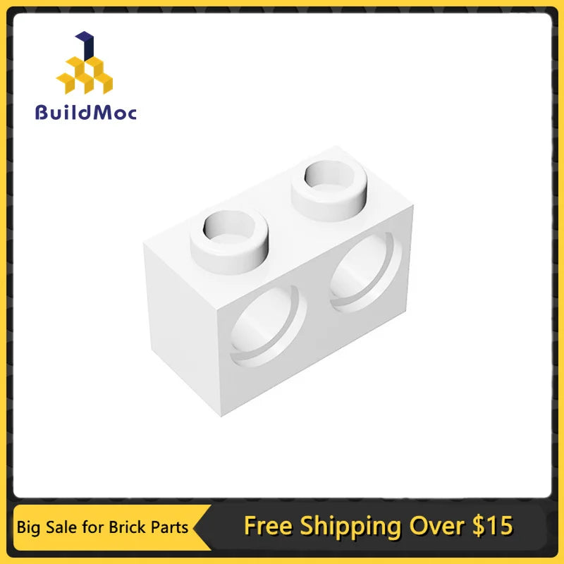 MOC Assembles Particles 32000 High-Tech Brick 1 x 2 with 2 Holes Building Blocks Kids DIY Educational Spare Toys