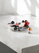 LEGO 10330 icon McLaren MP4/4 and Elton Senna mini character model car kit, suitable for Christmas gifts for ages 18 and above
