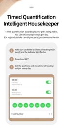 The Sentinel | ROJECO WiFi Automatic Cat Feeder with Remote App Control