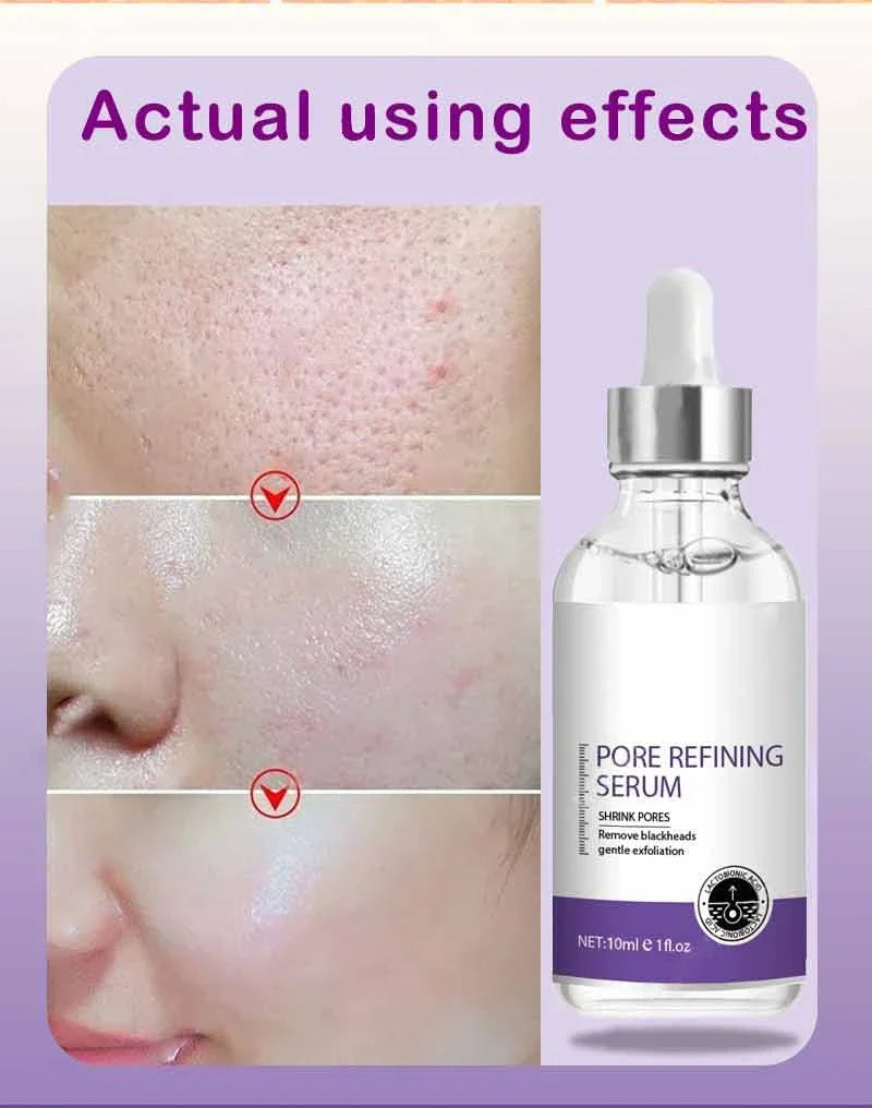 Face Serum Tightening Large Pores Facial Essence Long lasting Moisturizing Calming Skin Care