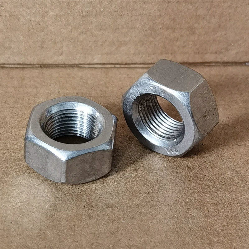 DIN934 Fine thread hex nut M3~M20 Stainless steel SUS 304 M6*0.75,M8*1.0,M10*1.0/1.25,M12*1.0/1.25/1.5,M14*1.5,M16*1.5,M20*1.5