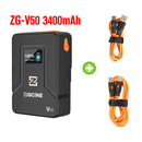 【DO BRASIL】ZGCINE V99 Pro V160 V Mount Battery PD Fast Charger D-TAP USB-A Dual USB-C Port For BMPCC 6K Pro Canon R5C Sony FX3