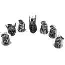 Adler Biker Kreuz Jesus Glocke Anhänger Edelstahl Nordischer Wikinger Krieger Spartacus Helm Rose Lady Rider Heilige Maria Schmuck