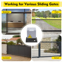 370W/550W/750W Heavy-Duty Sliding Gate Opener with Electric Automatic Motor, 6m Rack & Remote Control Kit – Ultimate Convenience