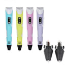 2 Styles Replacement Nozzle Extruder Print Head For 1-2 Generation 3D Printing Pen Parts 5V-12V