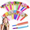 The Celebration Chorus | 50-Piece Party Blowout Whistles (Birthday Favor Pack)
