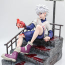 34cm Hunter x Hunter Anime Figure Killua Zoldyck Action Figure Gon Freecss Figurine GK Statue Collectible Model Doll Toys Gifts