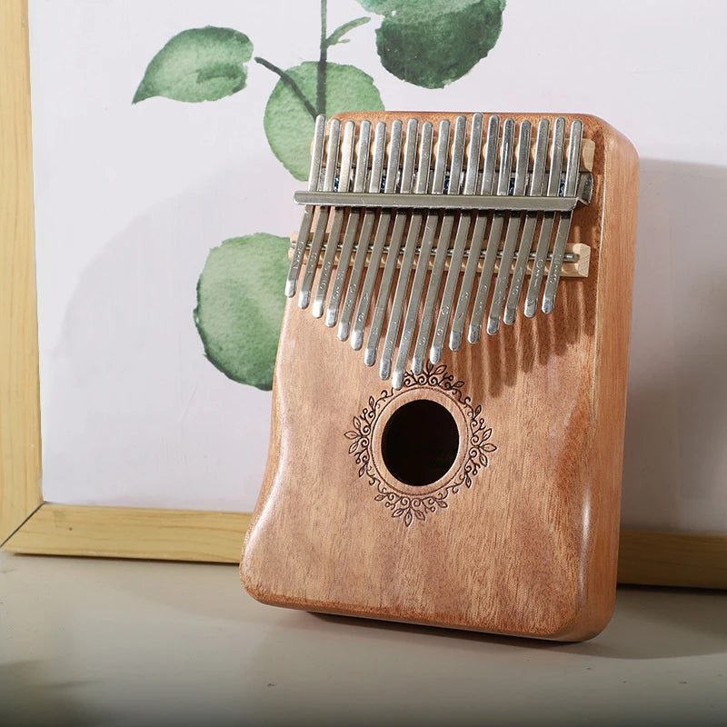 17 Keys Kalimba Thumb Piano High Quality Wood Mbira Body Musical Instruments With Learning Book Kalimba Piano Christmas Gift