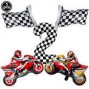 Dirt Bike Birthday Party Decorations for Boys Motorcycle  Party Supplies Motorcycle Balloon Banner Cake Toppers Hanging Decorati