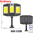 800 LED Super Bright Outdoor Solar Street Lamp Motion Sensor Waterproof Solar Power Lights Yard Country House Garden Wall Light