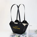 Heart Handbag Handheld Boxes Flower Candy Gift Bouquet Package Packaging Bag Box Diy Floral Material Wedding Party Supplies