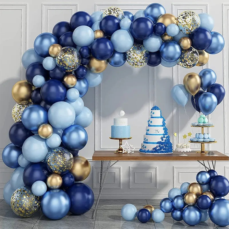 Balloons Party Supplies Happy Birthday Baby Shower Bluey Decorations Wedding Accessories Arch Gender Reveal Christening Boy Girl