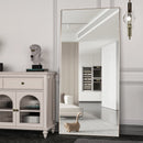 The Full-Length Horizon | 65-inch Floor Standing Black Metal Frame Mirror (24-inch Wide)