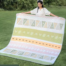 Ultrasonic Picnic Mat Thickened Waterproof Beach Blanket Camping Tent Grassland Mat Outdoor Sleeping Pad Camping Accsesorios
