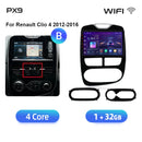 AWESAFE PX9 Car Radio Autoradio for  Renault Clio 4 2012-2019 Wireless Carplay Screen Android Auto Stereo GPS Navi FM RDS BT SWC