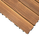 The Terrace Weave | 36-Piece Interlocking WPC Patio Deck Tile System