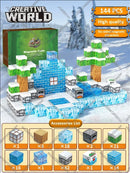 Magnetic Building Blocks Mine World Magnet Cubes Forest Set for Boy Girl Kid Age 3+ DIY Model Children STEM Sensory Toy Gift