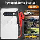 GKFLY 12000mAh Car Jump Starter Power Bank Portable Car Battery Booster Buster Charger 12V Starting Device Starter Cables