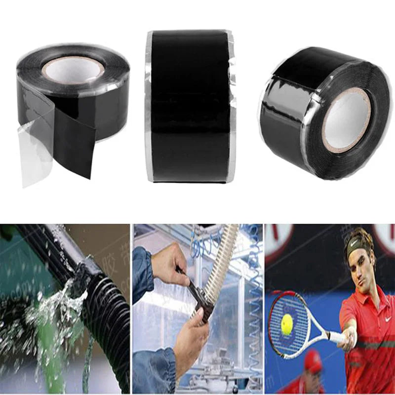 1Pcs Waterproof Silicone Performance Repair Tape Bonding Rescue Self Fusing Hose  High temperature resistant insulating tape