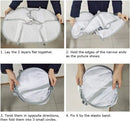 Folded Mesh Clothes Drying Net Rack Lay Flat Dry Hanger for Indoor Outdoor Delicates Towel Socks Swimsuit