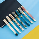 Jinhao 100 Centennial Resin Fountain Pen EF/F M / Bent Nib Golden Clip Business Office School Supplies Stationary PK 9019