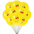 10/30pcs 12Inch Disney Winnie the Pooh Latex Balloon Party Supplies Bear Party Balloons for Baby Shower Birthday Party Decor