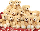 MorisMos 12 Pack Teddy Bears in Bulk 14 inch Teddy Bears for Kids Small Stuffed Animals Bulk