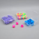 12 small transparent storage boxes for small items, easy to carry small accessories, hardware, small parts, and accessories