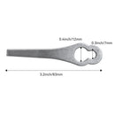 2-15PCS Lawnmower Blades Grass Trimmer Blades Spare Part Metal Grass Cutting Blade Practical Mowing Machine Blades Replacement