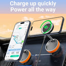 The Magnetic Apex | 15W Foldable Wireless Car Charger & Magnetic Phone Mount