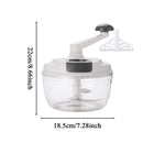 Garlic Chopper Vegetable Cutter Multifunctional Food Processor Manual Meat Grinder Onion Chili Cutter Masher Kitchen Accessories