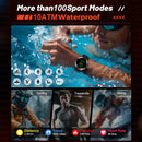 The Trail Sentinel | 2026 Outdoor Smart Watch — HD AMOLED, 10ATM Waterproof, 100+ Sports Modes
