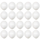 100Pcs Bulk Wedding Decor Round White Balloon Birthday Balloons Men Set 25.4X25.4X25.4CM Party Emulsion Decorations Indoor Man